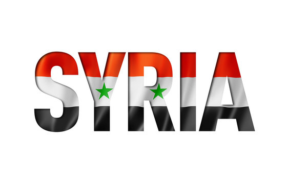 Syrian Flag Text Font