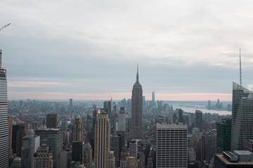 Fototapeta na wymiar Empire State Building au centre de New York