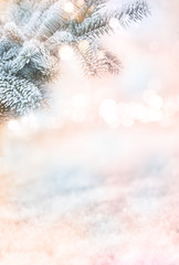 Wintry christmas background