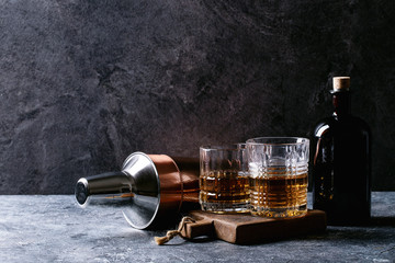 Glass of Irish whiskey