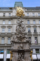 Fototapeta na wymiar Vienna Column of Pest Austria