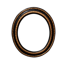 vintage wood picture round frame
