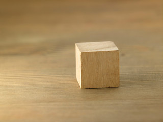 blank wood block