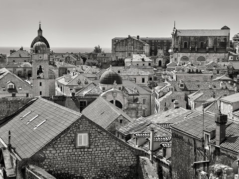 Roofs in Dubrovnik old town
