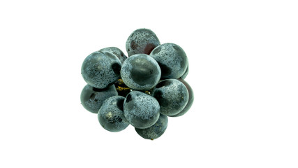 Grapes isolated on a white background.