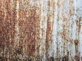  Old cracked industrial rusty wall