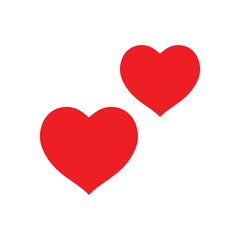 heart vector icon. heart design. colored collection. heart concept. Logo element illustration.	