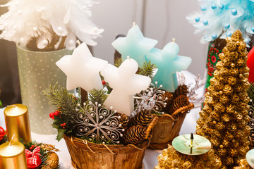 christmas candles angels