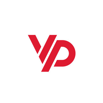 VP. Monogram of Two letters V&P. Luxury, simple, minimal and elegant VP logo design. Vector illustration template.