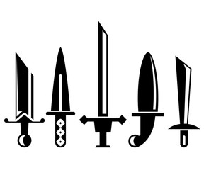 sword and rapier vector illustration