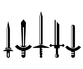 sword and rapier vector illustration