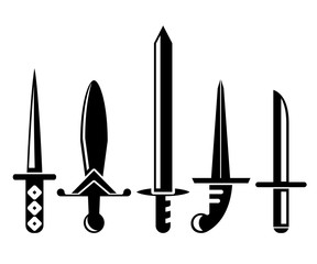 sword and rapier vector illustration