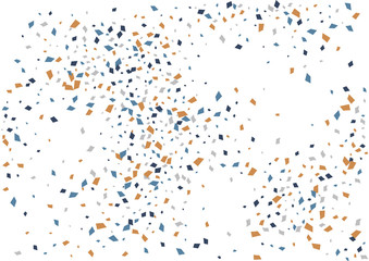 Festive color rectangle confetti background. Abstract frame confetti texture for holiday, postcard, poster, website, carnivals, birthday and children's parties. Cover confetti mock-up. Wedding card