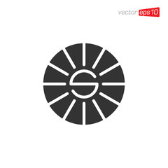 Sun Icon Design Vector Template