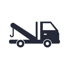 Fototapeta na wymiar crane truck service isolated icon