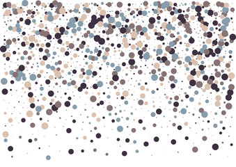 Festive color round confetti background. Abstract frame confetti texture for holiday, postcard, poster, website, carnivals, birthday and children's parties. Cover confetti mock-up. Wedding card layout