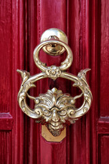 Decorative handle for the front door. Malta.