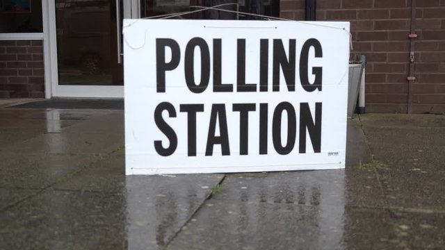 A Polling Station on election day