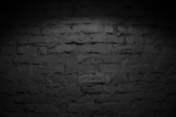 horizontal part of black painted brick wall