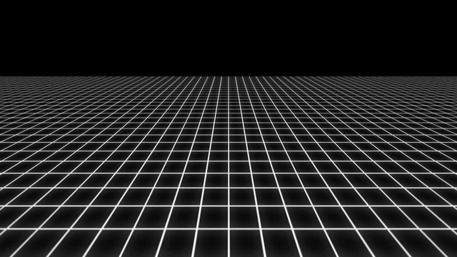 Abstract Minimal 3d Grid Background Loop/ 4k animation of an abstract background with lines and grid rotaing and seamless looping