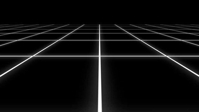 Abstract Minimal 3d Grid Background Loop/ 4k animation of an abstract background with lines and grid rotaing and seamless looping