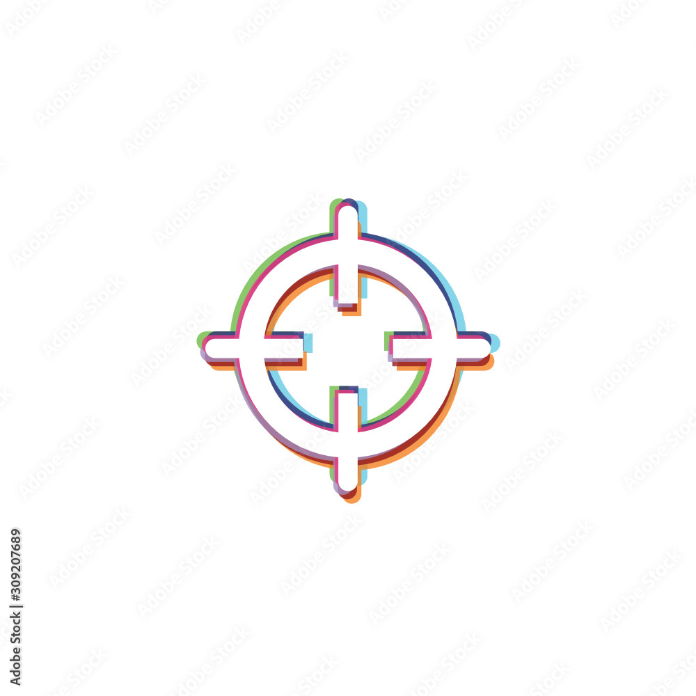 Sticker target - app icon