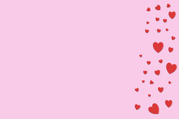 abstract background with hearts