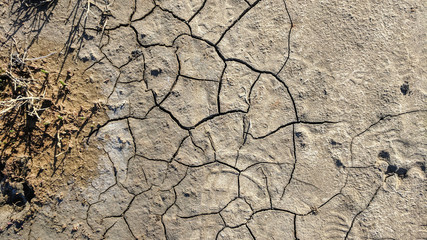 Red Dirt road texture Soil background	