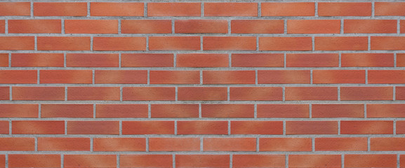 Large red brickwall background or banner