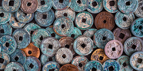 pièces de monnaie vietnamienne anciennes