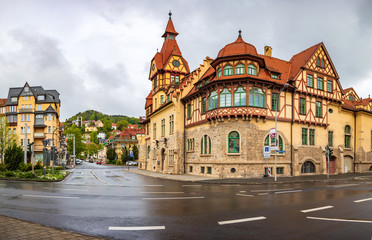 Fototapeta na wymiar Townscape of Jena in Thuringia