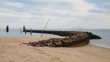 Obraz premium Schutzmole Hörnum