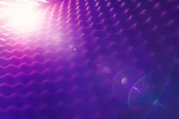 acoustic foam abstract background with glow light