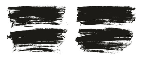 Flat Paint Brush Thin Full Background High Detail Abstract Vector Background Set 