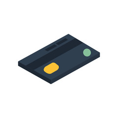 credit card economy isolated icon