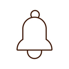 merry christmas bell decoration icon