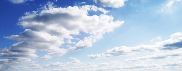 blue sky with clouds