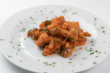 Braised Chicken Ventricles