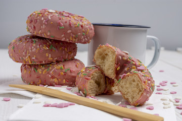 Sweet and rich donuts