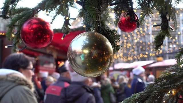 Weihnachtsmarkt, Menschen, Personen