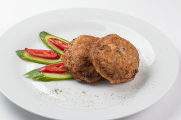 Two meatballs