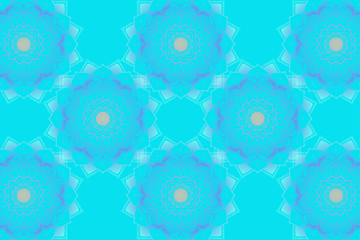 Background template with mandala designs