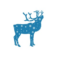 Reindeer silhouette