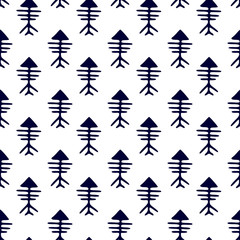 Minimalist arrows pattern. Scandinavian seamless background.