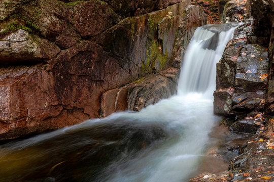 Flume Gorge in the Autumn Long Exposure