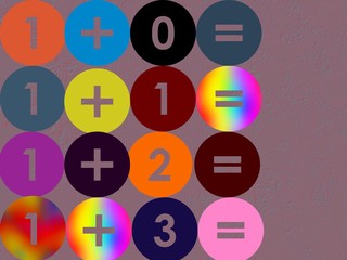 Calcul de mathématiques pour les enfants age de 4 à 7 ans. 