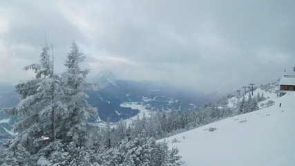 Wintertag auf dem Wank mit viel Schnee