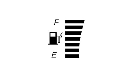  fuel indicator icon, logo template