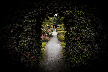 Garden entrance, castle Fraser, Aberdeenshire