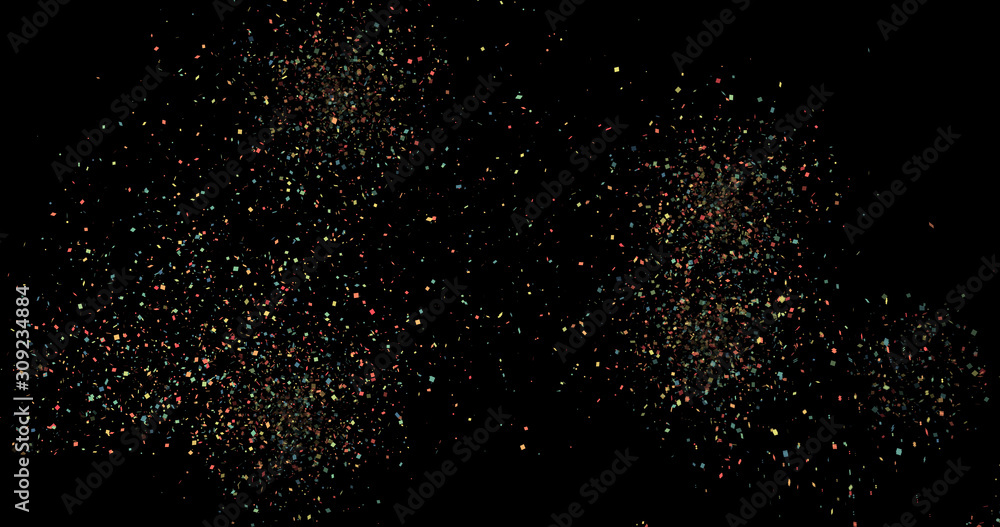 Canvas Prints fireworks explosion spark on a black background